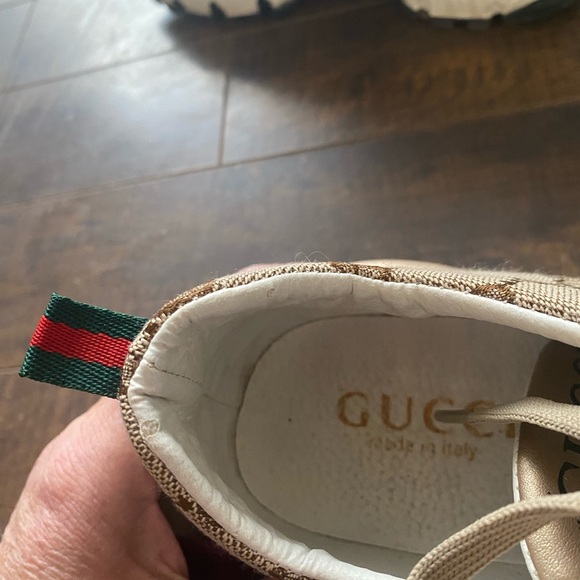 Women's Tan Sneakers - Picture 7 of 9